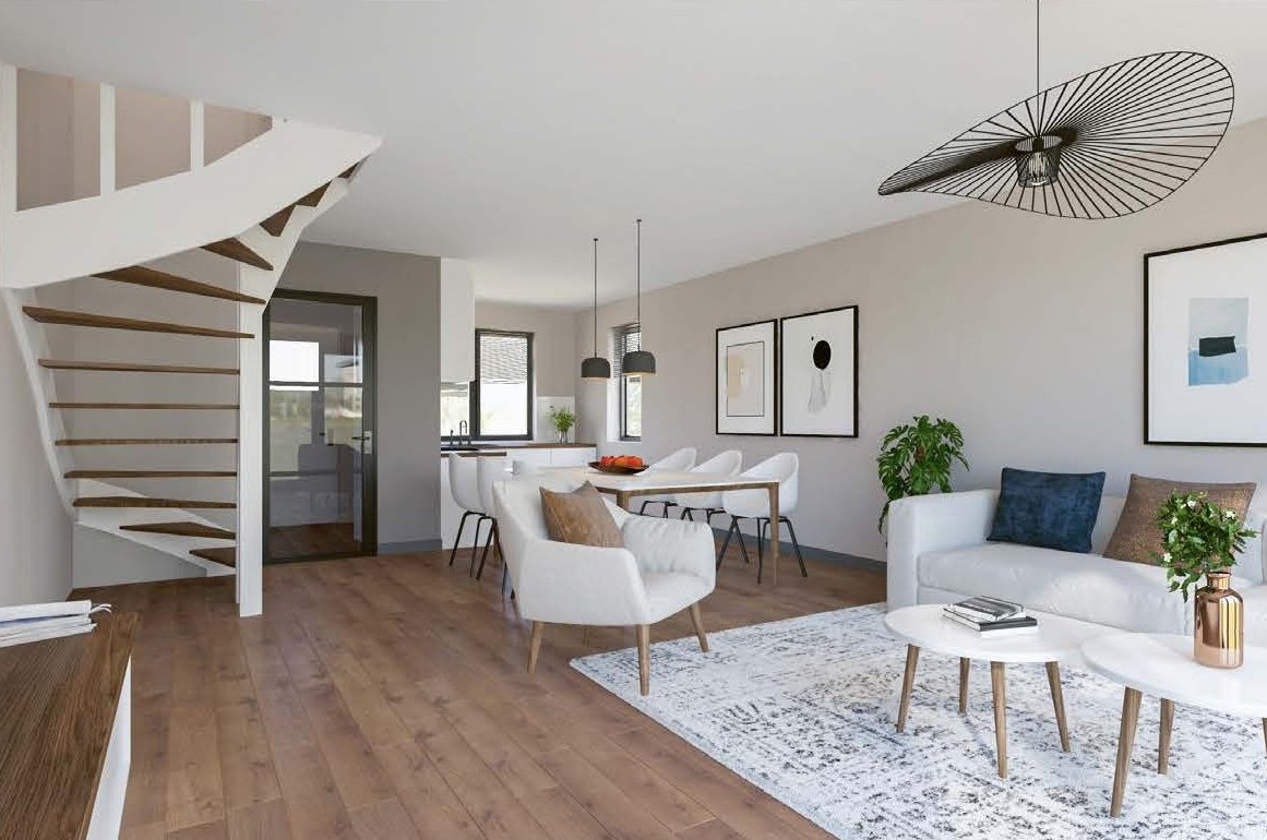 Interieurimpressie van een woning in Batinger Erf